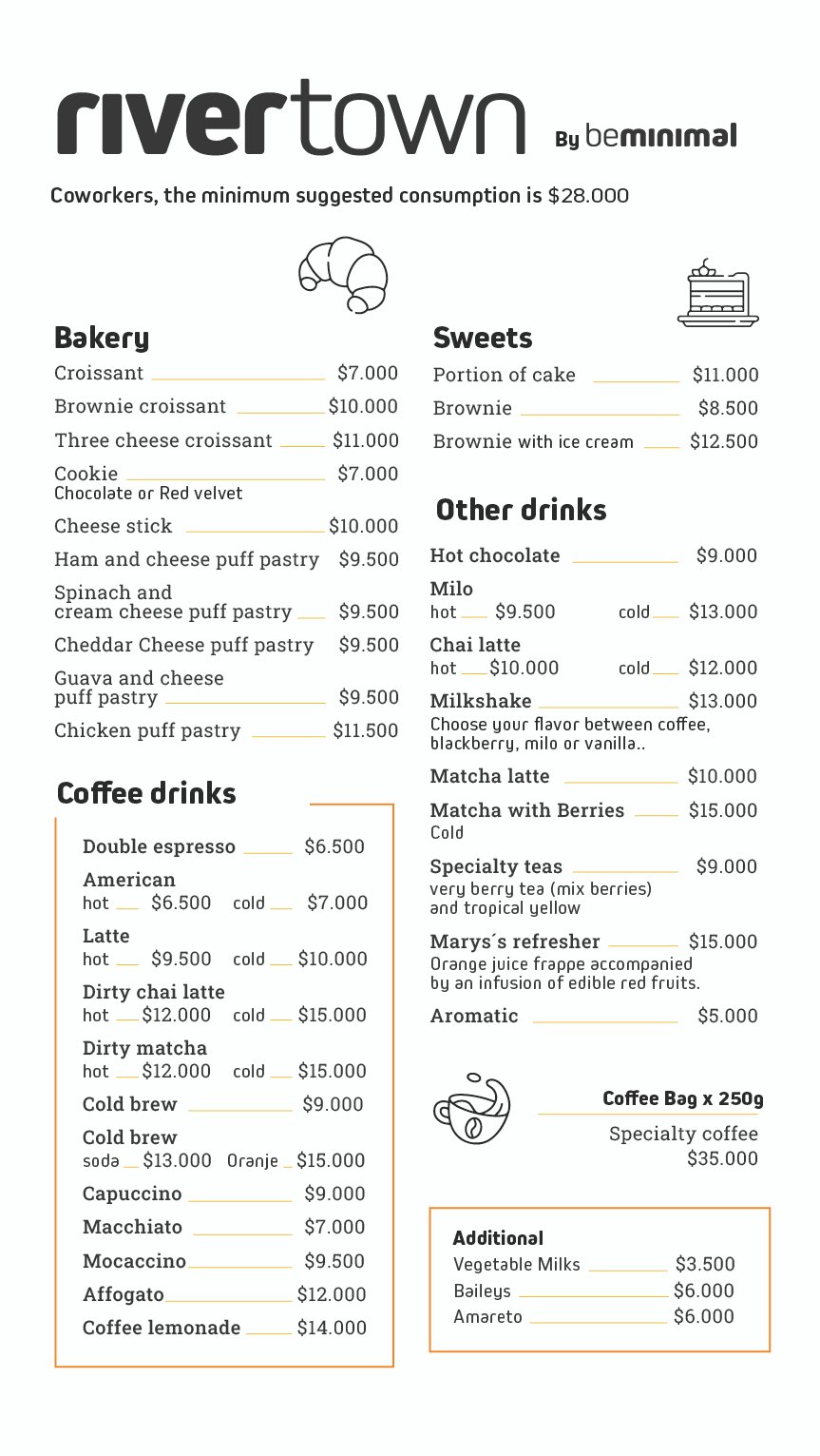Menu 2025 - Inglés 1