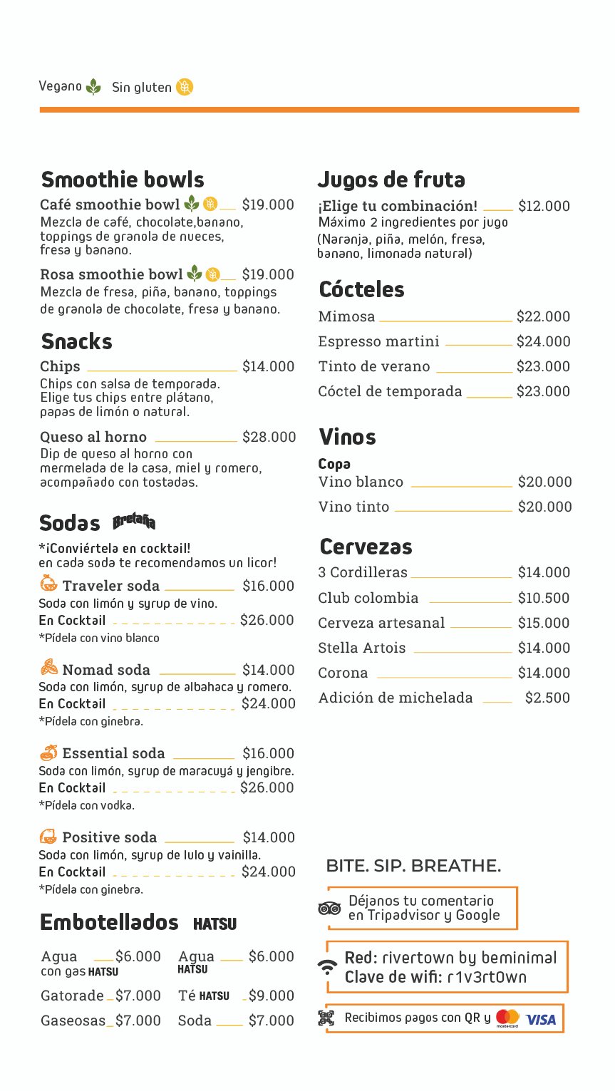 Menu 2025 - español 3