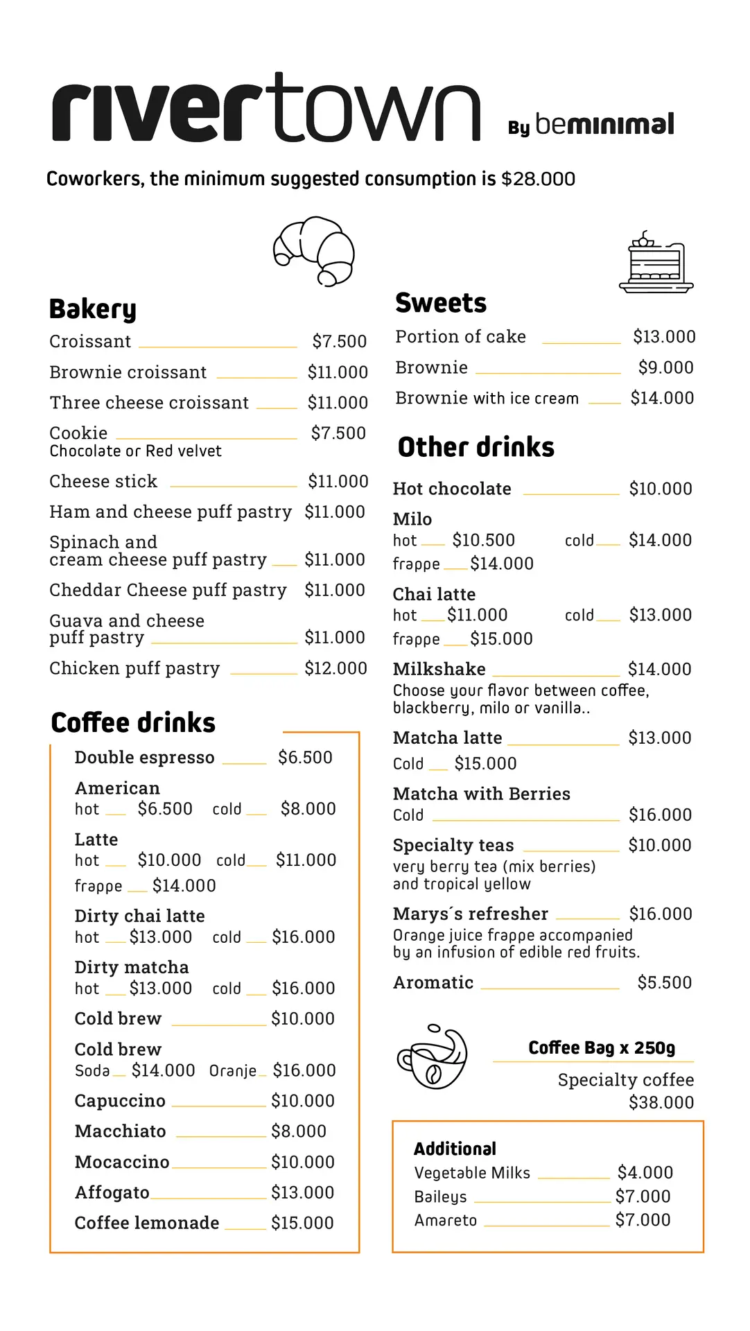 Menu 2025 - Inglés 1