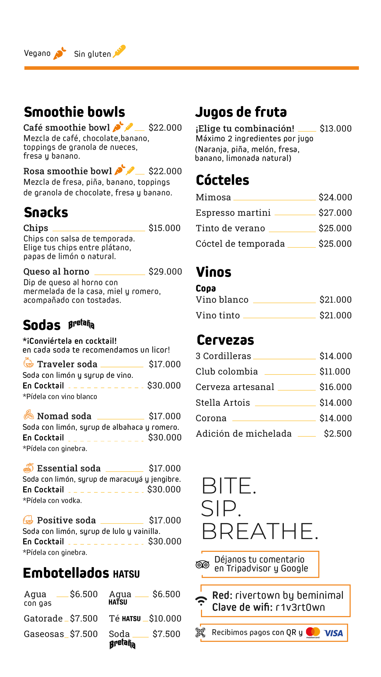 Menu 2025 - español 3